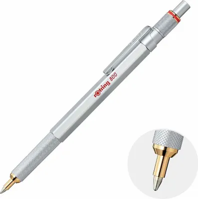 Image de Rotring 2032580 rotring 800 Stylo à bille argent