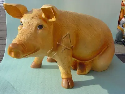 Immagine prodotto di Design Schwein Figur Garten Statue Skulptur Figuren Skulpturen Dekoration c459