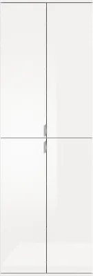 Image de Armoire de rangement BODITE – 4 portes – Blanc laqué – Élégance et praticité