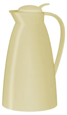 Productafbeelding van alfi ECO isolatiefles, 1,00 liter, houdt warm gedurende 12 uur, met borosilicaatglas, zachtgeel