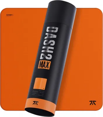 Produktbild von Fnatic DASH2 MAX, Orange, Einfarbig, Schaum, Anti-Rutsch-Basis, Gaming-Mauspad