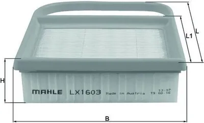 Produktbild von Luftfilter MAHLE LX 1603 Filtereinsatz