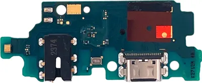Imagen del producto de Clappio, conector de carga USB-C de repuesto con micrófono y conector de audio de 3.5 mm para Samsung Galaxy A23 5G, color negro