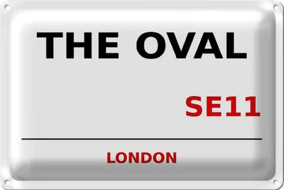 Produktbild von Blechschild London 30x20cm The Oval SE11