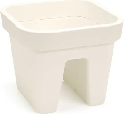 Obrázok produktu pre AkoHomely zábradlie kvetináč Lys krémová plast 24 cm x 29 cm x 29 cm dekorácie