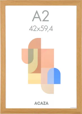 A product image of a picture frame with abstract geometric shapes inside.