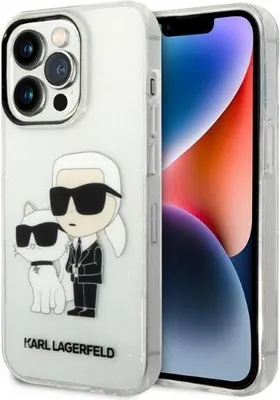 Produktbild von Karl Lagerfeld iPhone 14 Pro Back cover case - - Transparent
