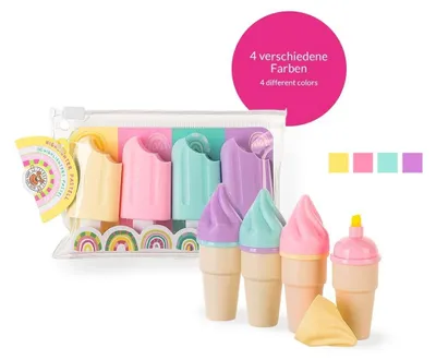Productafbeelding van Pastelkleurige uitveegstift "Good Feelings", 4 kleuren, 1 stuk, assorti
