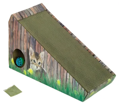 Immagine prodotto di Graffiatoio in cartone Nobby, angolato, 47 x 20 x 26 cm