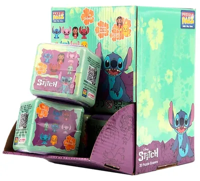 Productafbeelding van Cyp Brands Lilo & Stitch Puzzle Palz puzzel-haaraccessoire display, 30 stuks. One size