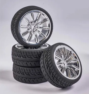 Produktbild von Räderset M-Design (4) chrom 1:10 Carson 500900164
