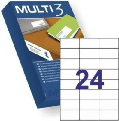 Obrázek produktu pro Apli Multi3 Samolepky 10518/ 70 x 37 mm/ 500 listů