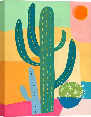 Productafbeelding van Moderne canvasprints - Atelier Deco - Mexicana I - 100 x 70 cm