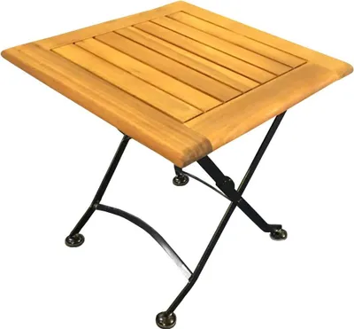 Produktbild von Beistelltisch Klapptisch Balkontisch Gartentisch Terasse 45x45 cm Flex
