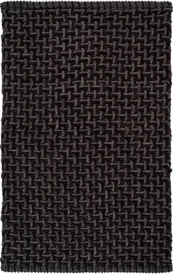 Produktbild von Badematte - 50 x 80 cm - Anthrazit - Mischgewebe - mit 3D-Flechtstruktur - fusselfrei