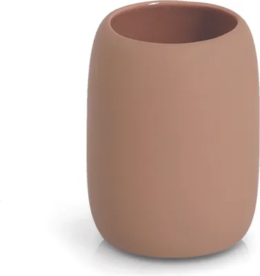 Obrázok produktu pre Zeller pohár na zubné kefky, keramika, moka