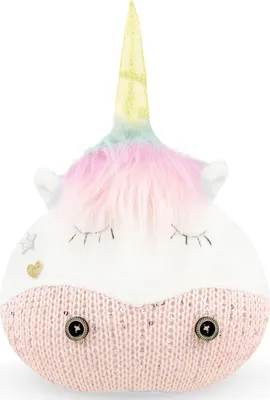 Produktbild von EinhornLiebe - Türstopper - Einhorn Türsack weiß (17x28x16cm) Türgewicht Wandpuffer
