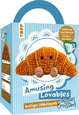 Immagine prodotto di Divertente Lovables Häkelset Jacques Croissant