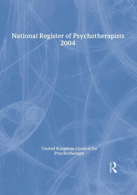 Produktbild von National Register of Psychotherapists 2004
