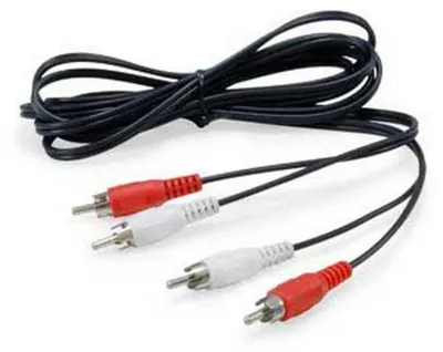Produktbild von Equip 147094 Audio-Kabel 2,5 m 2 x RCA Schwarz