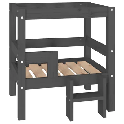 Obrázok produktu pre vidaXL Pelech pre psov Grey 55,5x53,5x60 cm Borovicový masív