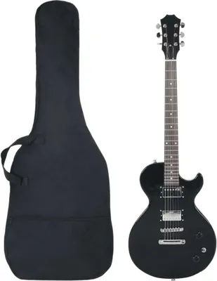 Produktbild von Elektrická gitara pre začiatočníka s taškou čierna 4/4 39"