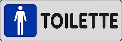 Immagine prodotto di Adesivo START uomini toilette negozi uffici luoghi pubblici 15CM x 5CM
