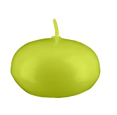 Produktbild von Schwimmkerzen Lime Ø 60 x 24 mm, 20 Stück