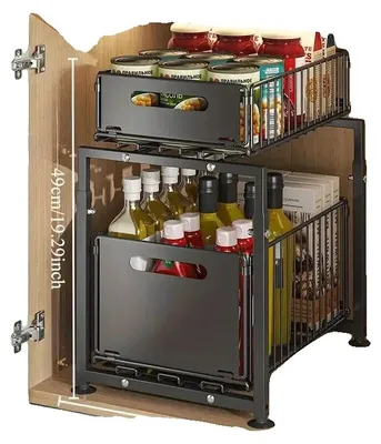 Produktbild von Lagerregal, Klappdesign, Doppelstöckige Lagerung, 2-Ebenen