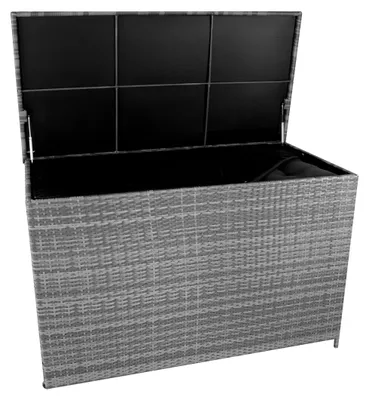 Produktbild von Rattan-Kissen-Auflagenkiste 996L – Grau