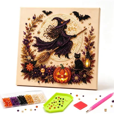 Obrázek produktu pro Solidchoice – Kreativní sada "Halloween Diamant" s perleťovými prvky