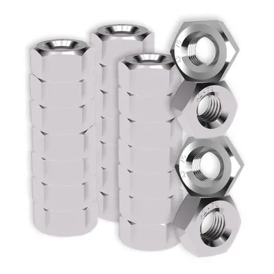 Produktbild von Edelstahl Muttern M10 - DIN 934/ISO 4032 A2 V2A - 25 Stück