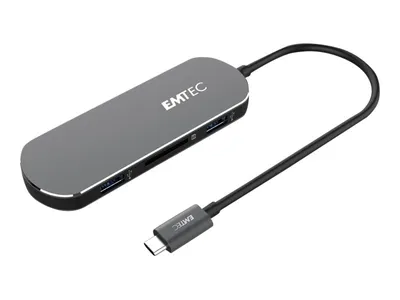 Immagine prodotto di Emtec ECHUBT650C EMTEC Hub 6-in-1 Type-C Gen 1 T650C 4K HDMI HUB