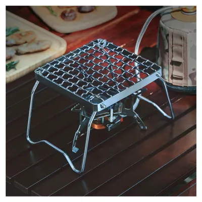 Produktbild von Faltbarer Camping-Grill für Outdoor-Aktivitäten, Edelstahl, kompakt und tragbar