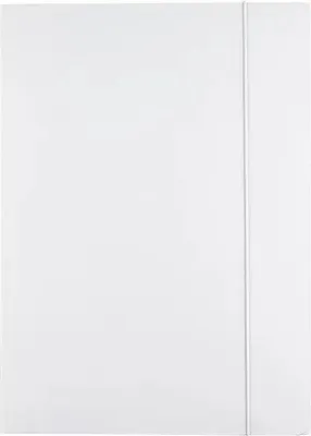 Image de Grand classeurs à élastique A4 - 10 pièces - Carton blanc 300 g