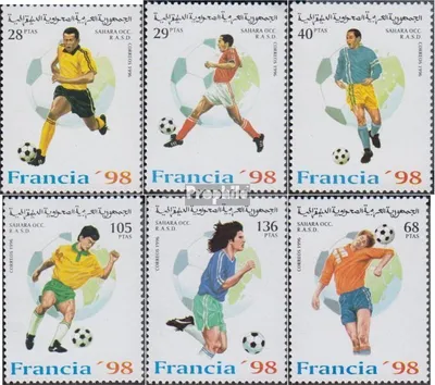 Produktbild von Briefmarken Sahara 1996 Mi Ausgabe der Exilregierung ohne Gültigkeit im int. Postverkehr Nr.10 postfrisch Fußball-WM 1998