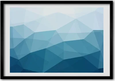 Produktbild von Bild - Bilderrahmen - 100 cm x 70 cm - MDF - Rahmen - Foto - Wandkunst Abstraktion Hintergrund