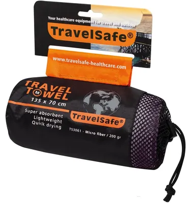 Produktbild von Travelsafe Reisehandtuch Mikrofaser M Grau