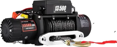 Obrázek produktu pro Elektrický naviják, nosnost 13500 LBS, duální dálkové ovládání, 13500 liber, 27M