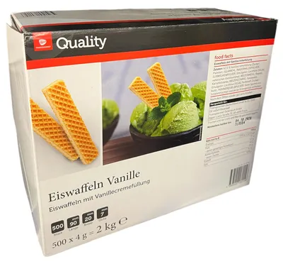 Produktbild von Waffeln Vanille     Tgq.500St