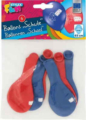 Produktbild von Stylex 14757, Spielzeugballon, Gemischte Farben, Herzlichen Glückwunsch, Rund, Deutsch, 6 Stück(e)