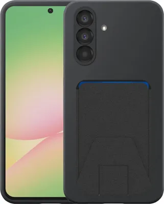 Obrázok produktu pre Vhodné pre telefón Samsung Galaxy A56 s nastaviteľným koženým puzdrom - flexibilný zadný kryt Silikónové puzdro TPU s nastaviteľným koženým puzdrom - čierne - Smartphonics
