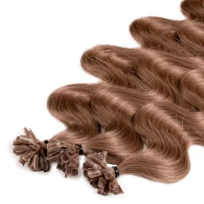 Obrázok produktu pre Bonding Extensions Premium pravý vlas #8/1 svetlo blond popolavý 1 g