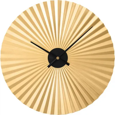 Productafbeelding van MPM E04.4487.80 design metalen klok, goudkleurig, maat A