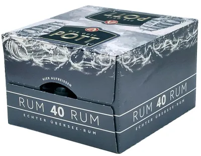 Immagine prodotto di POTT Rum 40 % 25 x 0,04 L
