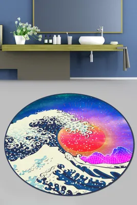 Produktbild von Mijolnir, Tidal- CHL4903, Bunt, Badematten, 700 gr/m², 100% POLYESTER