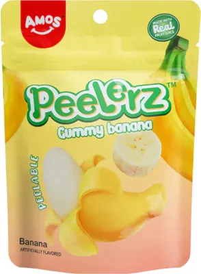 Produktbild von Amos Peelerz Gummy Banana (24 x 120g)