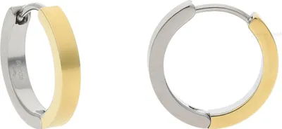 Produktbild von Boccia Creolen 0577-06 Bicolor, Titan, teil vergoldet