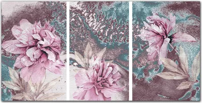 Produktbild von Coloray Küchenrückwand 120x60 Spritzschutz aus Glas - Blumen Blumen Pflanzen
