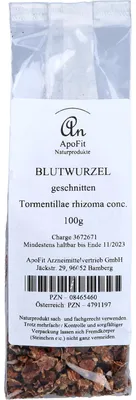 Produktbild von ApoFit Blutwurzel geschnitten, 100 g Tee